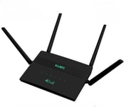 Box 4G Wifi Avec Carte Sim, Routeur 4G Sim Lte Wifi 750 Mbps Avec Fente Pour Carte Sim, Modem 4G Sim 32 Utilisateurs Partagés Avec 4 Antennes Wifi À Gain Élevé[X620]